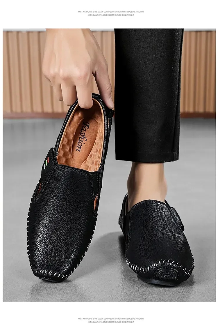 SIZE 48 BLACK PENNY LOAFER= #75,000