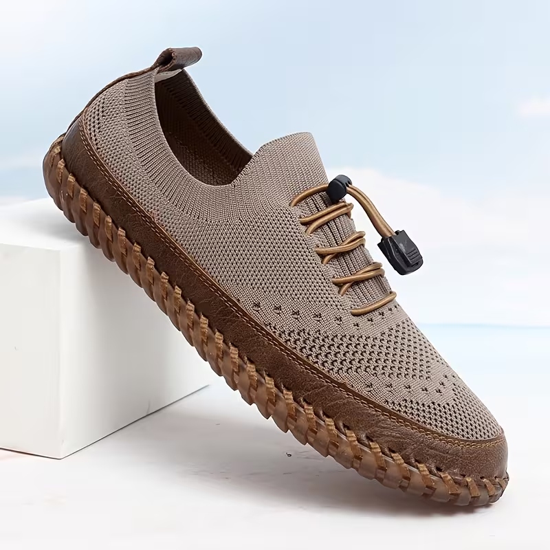 SIZE 47 BROWN MESH BREATHABLE SHOE = #75,000