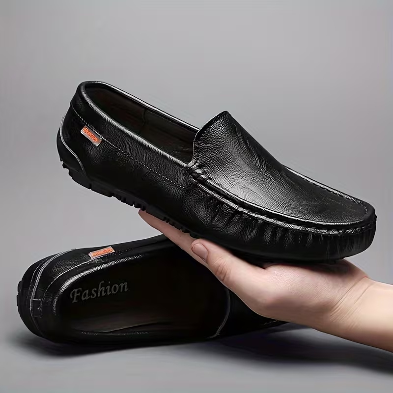 SIZE 48 BLACK SLIP-ON FASHION SHOE= #85,000