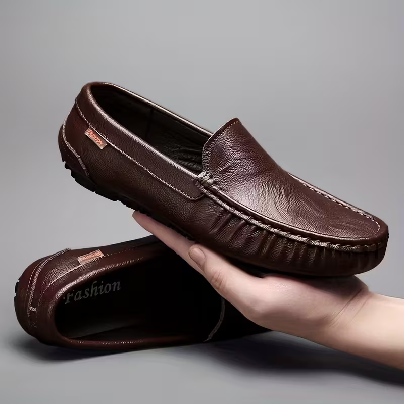 SIZE 48 BROWN SLIP-ON FASHION SHOE= #85,000