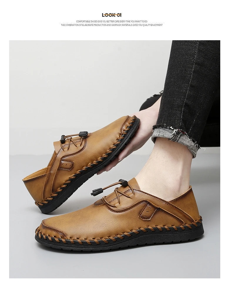 SIZE 48 BROWN MOCCASIN SHOE= #80,000